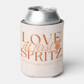 Love at First Spritz Bachelorette Blikjeskoeler (Blikje Voorkant)