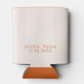 Love at First Spritz Bachelorette Blikjeskoeler (Achterkant)