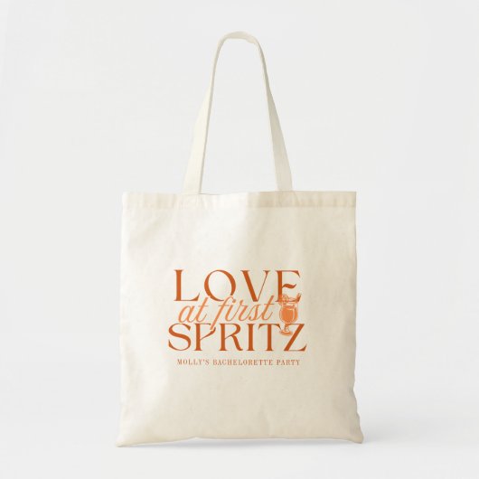 Love at First Spritz Bachelorette Tote Bag (Voorkant)