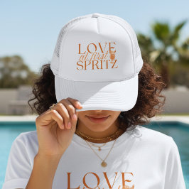 Love at First Spritz Bachelorette Trucker Pet