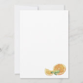 Love At First Spritz Bridal Shower Kaart (Achterkant)