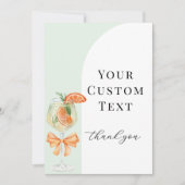 Love At First Spritz Custom Bridal Shower Sign Kaart (Voorkant)