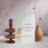 Love At First Spritz Custom Bridal Shower Sign Kaart