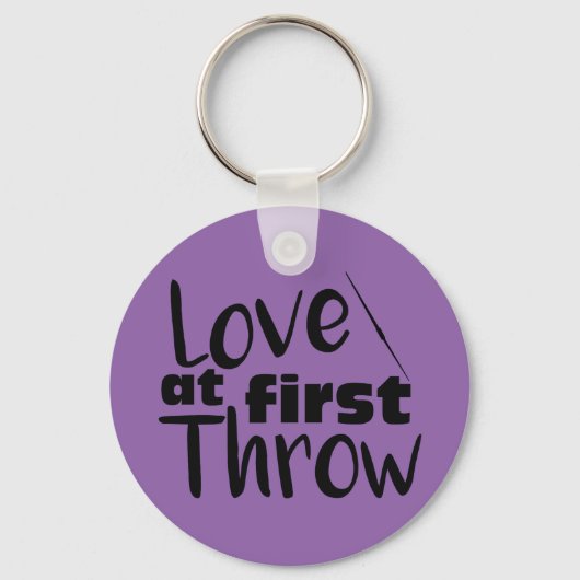 Love at First Throw, Javelin Throw Sleutelhanger (Voorkant)
