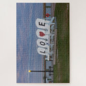 "Love" at the Chincoteague Island Waterfront Legpuzzel (Verticaal)