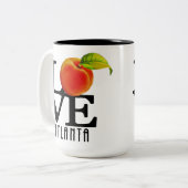 LOVE Atlanta Georgia 15oz Tweekleurige Koffiemok (Voorkant links)