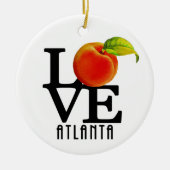 LOVE Atlanta Georgia Keramisch Ornament (Voorkant)