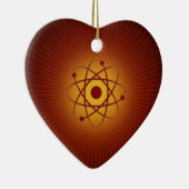 Love Atom Keramisch Ornament (Rechts)