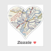 Love Auburn California Sticker (Vel)