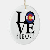 LOVE Aurora CO Keramisch Ornament (Rechts)