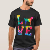 Love Aussiepom Tie Dye Dog mama T-shirt (Voorkant)