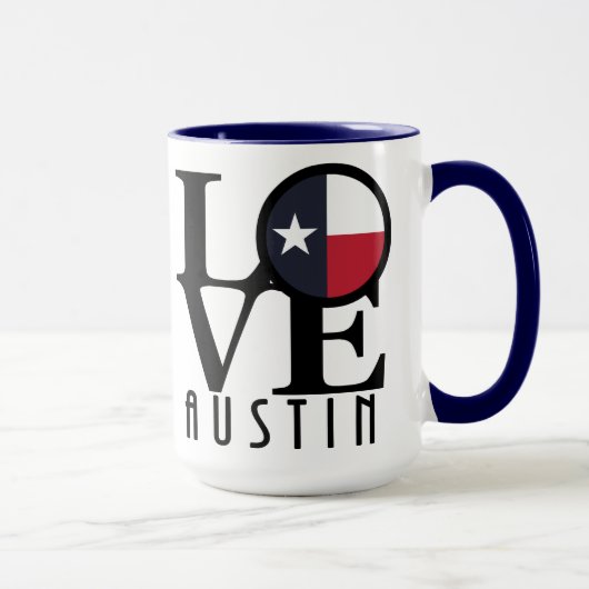 LOVE Austin Texas 15oz Mok (Rechts)