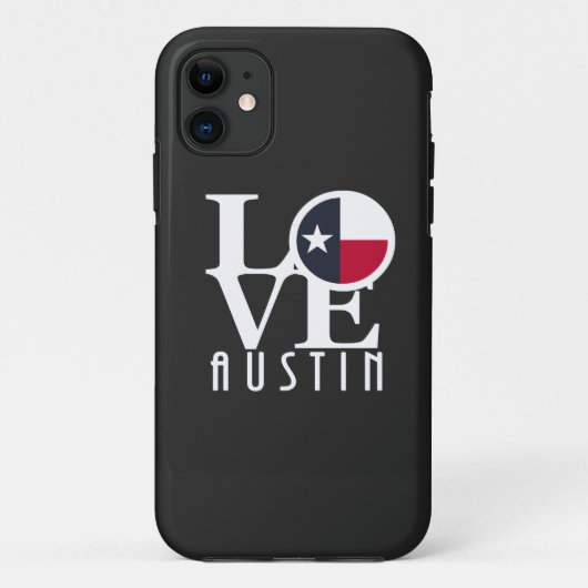 LOVE Austin Texas Case-Mate iPhone Case (Achterkant)