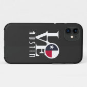LOVE Austin Texas Case-Mate iPhone Case (Achterkant (horizontaal))