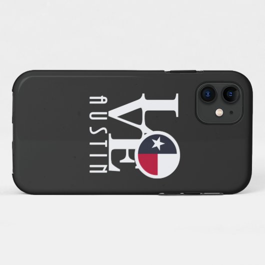 LOVE Austin Texas Case-Mate iPhone Case (Achterkant (horizontaal))