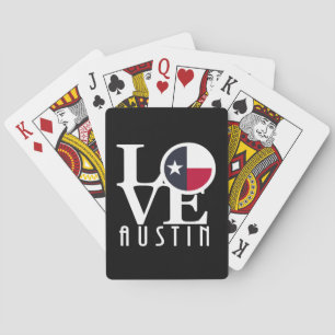 LOVE Austin Texas Pokerkaarten