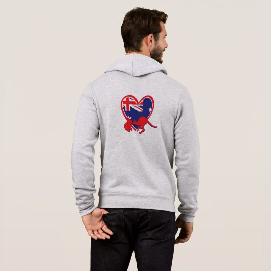Love-Australia Hoodie (Achterkant volledig)