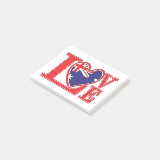 Love-Australia Post-it® Notes (Schuin)