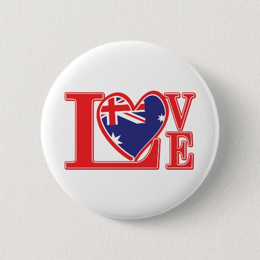 Love-Australia Ronde Button 5,7 Cm (Voorkant)