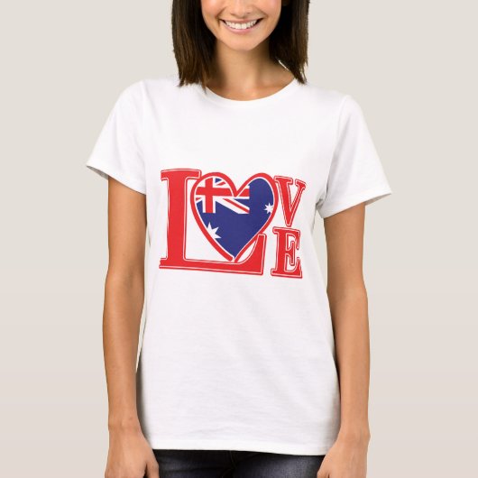 Love-Australia T-shirt (Voorkant)