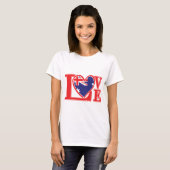Love-Australia T-shirt (Voorkant volledig)