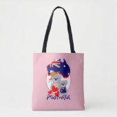 Love Australian koala Beren Super Cute Graphic Tote Bag (Voorkant)