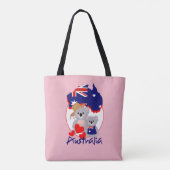 Love Australian koala Beren Super Cute Graphic Tote Bag (Achterkant)