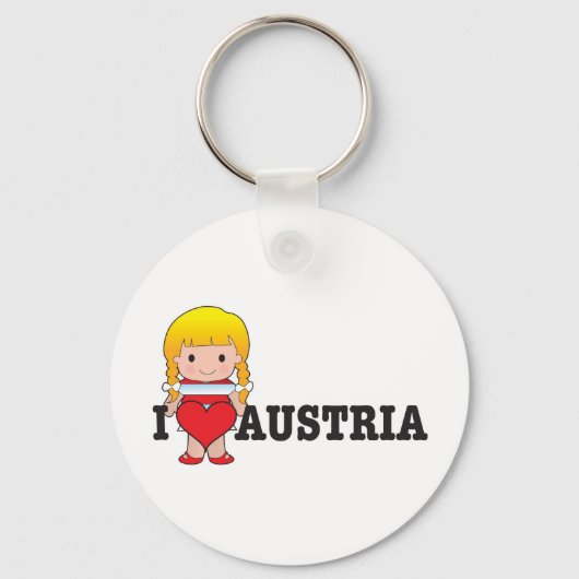 Love Austria Sleutelhanger (Voorkant)