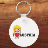 Love Austria Sleutelhanger (Voorkant)