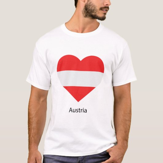 Love Austria T-shirt (Voorkant)