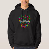 Love Autism 7graad Student Teacher Autism A Hoodie (Voorkant)