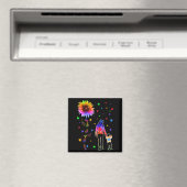 Love Autism Awareness Month Need No Words Sunflowe Magneet (Insitu (Vaatwasser))