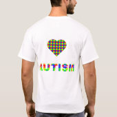 Love Autism T-Shirt (Achterkant)