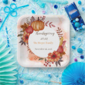 Love Autumn Thanksgiving Diner Papieren Bordje (Feest)