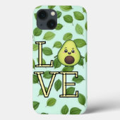 Love Avocado Case-Mate iPhone Case (Achterkant)
