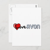 Love AVON Briefkaart (Voorkant / Achterkant)