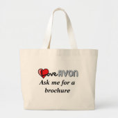 Love AVON Canvas tas (Voorkant)