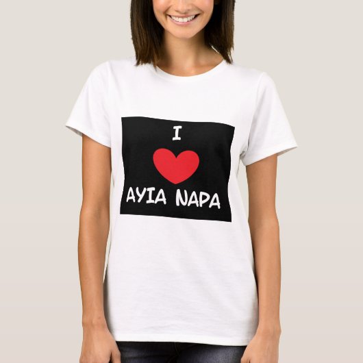 Love Ayia Napa T-shirt (Voorkant)