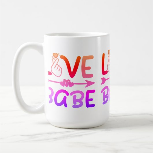 Love Babe Koffiemok (Links)