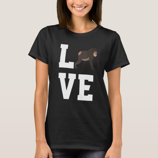 Love Baboon Apparel Monkey  Ape T-shirt (Voorkant)