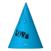 LOVE BABY_BLUE ZO SNELLEN FEESTHOEDJES (Links)