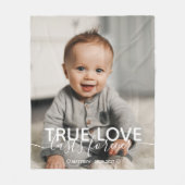 Love Baby Foto Fleece Blanket Deken (Voorkant)