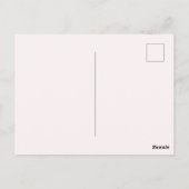 Love Baby Girl Geboorteaankondiging Briefkaart (Achterkant)