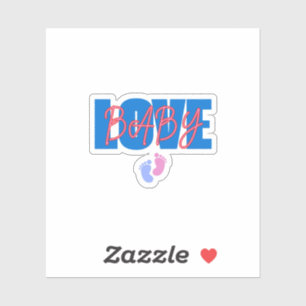 Love Baby Minimale Sticker