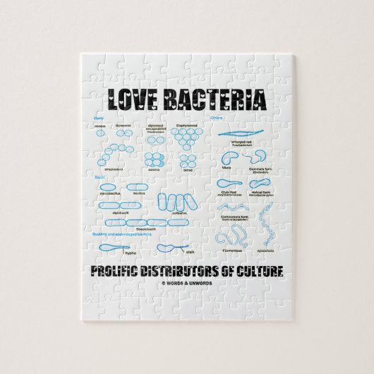 Love Bacteria Prolific Distributors of Culture Legpuzzel (Verticaal)