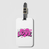 LOVE Bagage Label (Voorkant (verticaal))