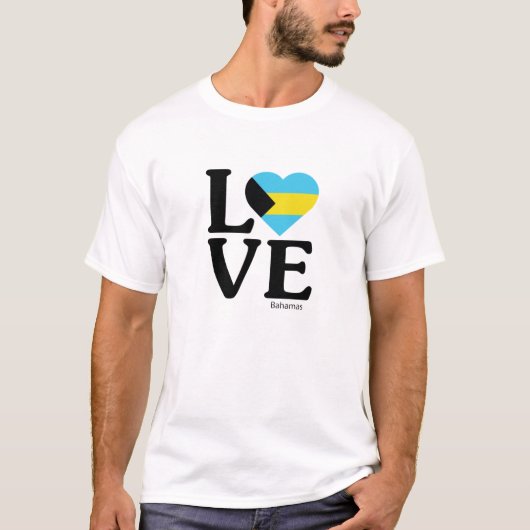 Love Bahamas T-shirt (Voorkant)
