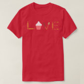 Love Baking for a Cooking Lover Baker T-shirt (Design voorkant)