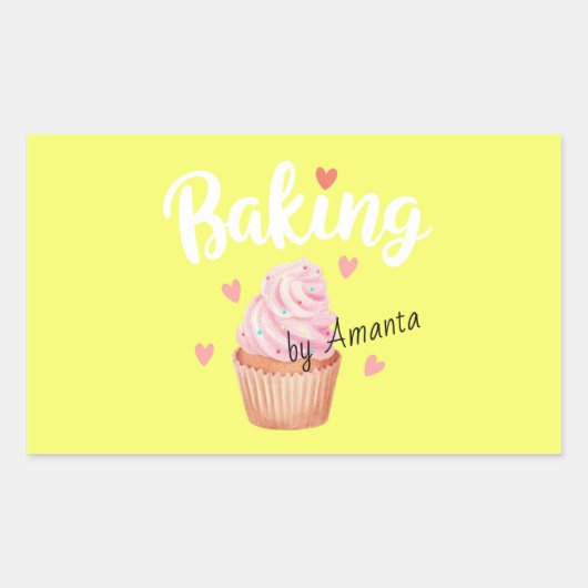 Love Baking Sticker (Voorkant)