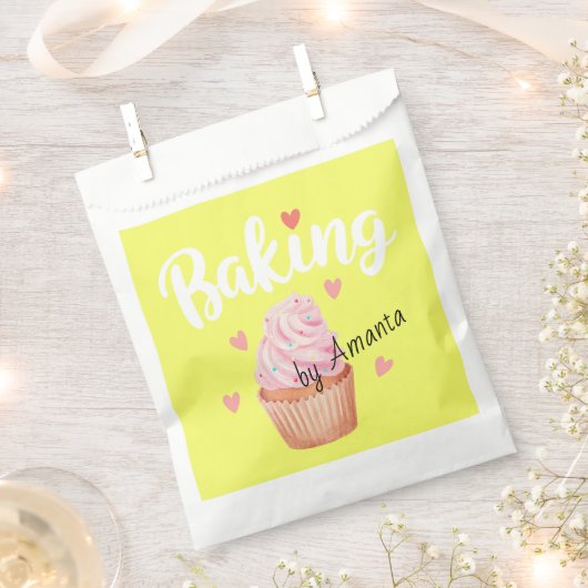 Love Baking Sticker Bedankzakje (Geknipt)